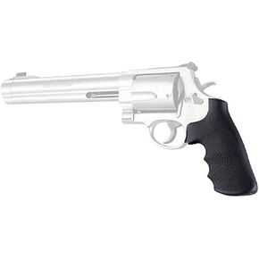 Hogue OverMolded Rubber Grip for S&W 460, 500, & Governor Round Butt (Tamer Conversion), K, L, N, X, & Z Frames, Black - 19022