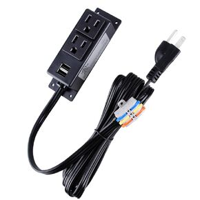 Stealth Gun Safe Power Outlet Kit，Gun Safe Accessory Electrical Outlet with USB and 6 Ft Power Cable，Premium Quality for Guns, Valuables, and Electronics.