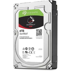 Seagate IronWolf 8TB NAS Internal Hard Drive HDD – CMR 3.5 Inch SATA 6Gb/s 7200 RPM 256MB Cache for RAID Network Attached Storage