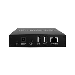 EXVIST H.265 4K HDMI Video Encoder, HDMI to IP Encoder, Dual USB2.0 for Recording, HDMI Loopout, Compatible with ONV/HK, Live Stream Broadcast for YouTube, Facebook, Wowza, Twitch