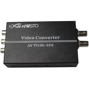 Audio Video AV/CVBS L/R to SDI Adapter Converter,cvbs to HD-SDI/3G-SDI Video Converter for HDTV Camera