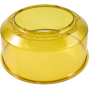 Upgraded Power Dome Replacement for NuWave Oven Pro Plus and for Elite Oven, Impact and Heat Resistant Transparent Amber Plastic Hood Cover, Easy to Clean Oven Dome
