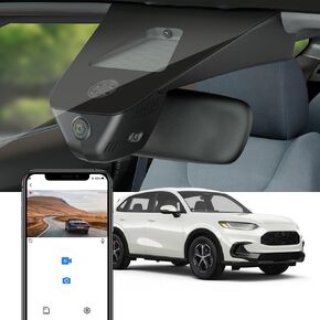 Fitcamx 4K Dash Cam Suitable for Honda HR-V 2023 2024 2025 Sport LX EX-L (Gen3), OEM Factory Look, UHD 2160P Video, Built-in WiFi & APP, Loop Recording, G-Sensor, Easy to Install, 64GB Card