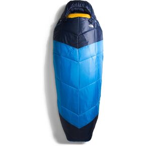 THE NORTH FACE One Bag 5F / -15C 3-in-1 Insulated Camping Sleeping Bag, Super Sonic Blue/Arrowwood Yellow-NPF, Long