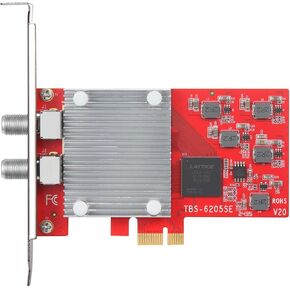 TBS 6205se DVB-T2 / C2 / T/C(J.83A/B/C) / ISDB-T/C / ATSC1.0 Quad PCIe Digital TV Tuner Card for PC