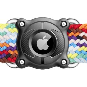 for Airtag Dog Collar Holder丨IPX8 Waterproof airtag Dog Collar 丨dog Collar with airtag holder丨 airtag Holder for Dog collar丨Compatible with Apple AirTags丨Fits≤ 1.2" Width Collar