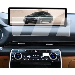Screen Protector For 2022-2025 Genesis GV70, 11.4-Inch Navigation Tempered Glass Screen Protector For 2022-2025 GV70(2.5T/3.5T) Accessories 9H Hardness Tempered Glass - HD Clear & Anti Fingerprints