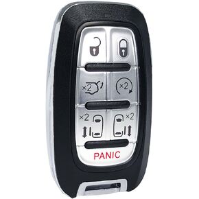 Smart Key Fob Replacement Fit for Chrysler Pacifica 2017 2018 2019 2020 2021 2022 2023 2024 Chrysler Voyager 2020-2024 Car Keyless Entry Remote FCC ID:M3N-97395900 Frequency:433Mhz