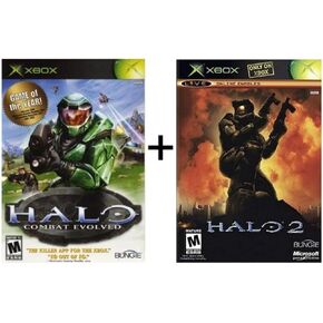 Halo 1 and Halo 2 Bundle (Xbox and Xbox 360 Compatible) (Renewed)