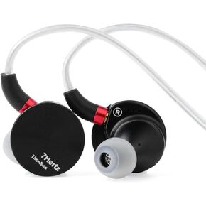 Linsoul 7HZ Timeless in Ear Monitor, 14.2mm Planar HiFi in-Ear Earphone with CNC Aluminum Shell, Detachable MMCX Cable (3.5mm)