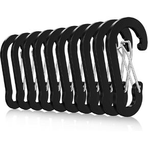 2.7'' Large Carabiner Clip,10 PCS Aluminum Carabiner Clips for Keys, Lightweight and Durable Carabiner Clip for Fishing, Camping