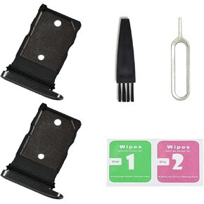 2 PCS for Pixel 9 Pro XL Single SIM Card Tray Replacement, Single SIM Card Slot Holder Compatible with Pixel 9 Pro XL (Hazel)