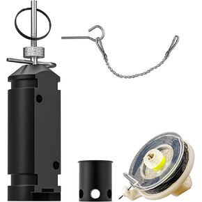 Perimeter Trip Alarm, 12 Gauge Camping Trip Wire Alarm Device, Early Warning Security System for Camping and Property Safety Trip Alarm (Black)