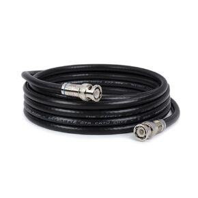 BNC Cable, Made in The USA, Black RG6 HD-SDI and SDI Cable (with Two Male BNC Connections) - 75 Ohm, Professional Grade, Low Loss Cable - 35 feet (35')