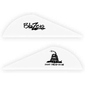 Bohning Don't Tread On Me 2" Blazer Vanes White Don't Tread On Me Blazer Vane, 36pk