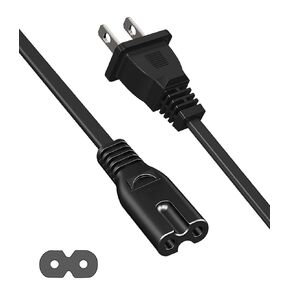 AC Power Cord for Xbox One X/S,Xbox Series S/X,PS4,PS5,PS4 Slim,PS3 Slim,PS3 Super Slim,PlayStation 4 5,Replacement Power Cable 3 Feet