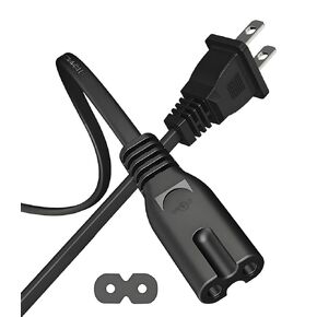 AC Power Cord for PS4 PS5 PS3 Slim & Super Slim PlayStation 5 4 Slim,Xbox Series X S,Xbox One X S Power Supply Cable Replacement 3 Feet