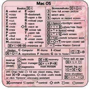 Windows Keyboard Shortcut Stickers with Purple Blue as Keyboard Guide, Excel and Word Function Shortcut, PC Office Cheat Sheet for Window, Mac, Vinyl, 1PC (Window PurplePink)
