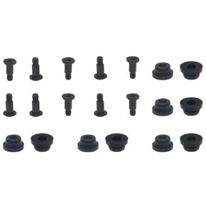 10 Pcs 2.5 Inch Hard Disk Drive Shock Absorbing Screws PC Hard Disk Drive Mounting Accessories with Shock Absorption Rubber Washer for HDD SSD