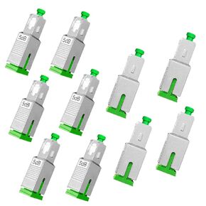 10PCS 20dB SC-UPC Fiber Optical attenuators Single Mode, Male to Female singal Attenuation Connector Fixed Direct Insert Adapter