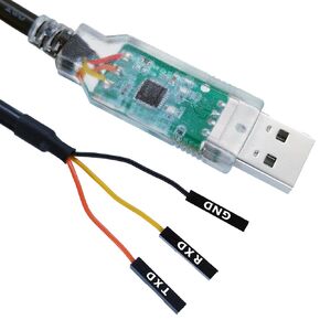 USB to TTL Serial 3.3V 3 Pin Adapter Cable, TTL Serial UART Cable, TTL 232R RPI TX RX Signal, 6 FT
