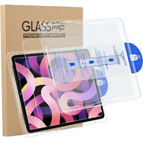Screen Protector for iPad Pro 13 6th Generation 12.9 Inch Display, Tempered Glass Film with Auto-Alignment Frame, Scratch Resistant, HD Clarity, Bubble Free, Touch Sensitive [Case-Friendly]