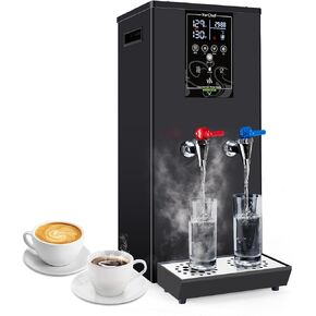 Commercial Water Boiler Eletric Commercial Hot Water Dispenser Automatic 2500W Heating for Tea Coffee Shop, Restaurant, Home, Office 15L-Black