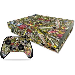 Mayyskins Skin متوافق مع Microsoft Xbox One X - Fish Puzzle | غلاف الالتفاف الواقي ، الدائم ، والفريد من نوعه | من السهل تطبيق الأنماط وإزالتها وتغييرها | صنع في الولايات المتحدة