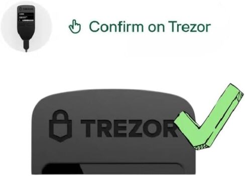 Trezor One Hardware Wallet - Secure Cryptocurrency Cold Storage for Bitcoin, Ethereum & 1000+ Coins | Offline Private Key Protection | USB Wallet with PIN & Recovery Seed in Saudi Arabia