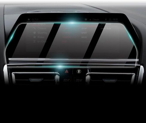 IPG Proactive Made for BMW 2018-2023 8 Series G14 G15 G16 840i M850i ​​M8 Alpina 10.25 "عرض 9H شاشة الصلابة واقي نانو السيراميك وضوح عالي الاستجابة ل BMW8Series in Kuwait