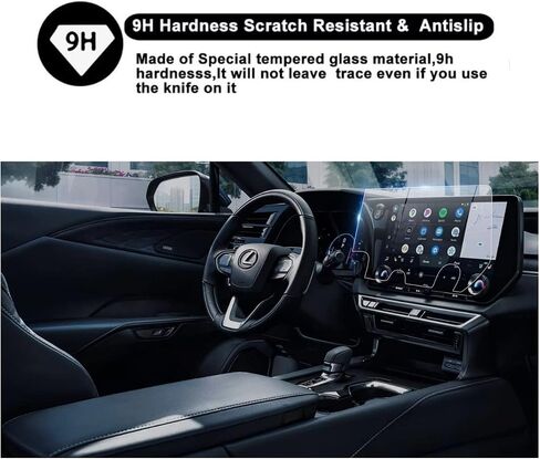 SATIS Screen Protector Compatible with 2023 2024 RX350 RX500 14-inch Touchscreen，Anti Scratch,Bubble Free,9H Hardness Tempered Glass in Saudi Arabia