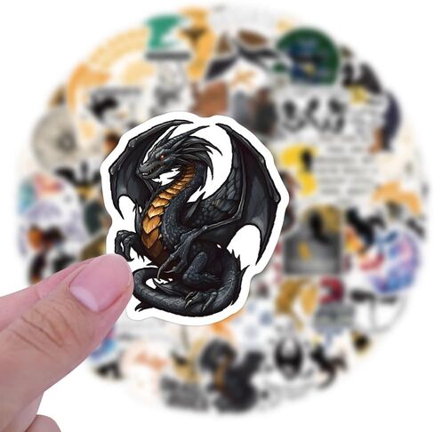 120pcs ملصقات ملصقات Merch Scensers 120pcs ، ملصقات تنين الرسوم المتحركة لعشاق الكتب البضائع الرابعة ، دراجة الكمبيوتر الجمالية فينيل لمياه الكمبيوتر المحمول. in Saudi Arabia