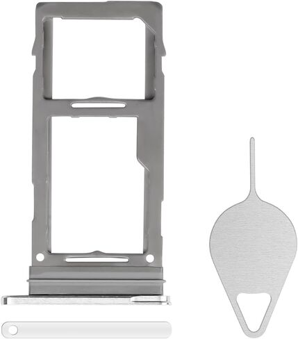 Sim Card Tray Replacement for Samsung Galaxy Note 20 Ultra 5G (Single SIM Version) - Mystic White Card Tray Slot Holder with Needle Ejector for SM-N985F N986 N986U in Saudi Arabia