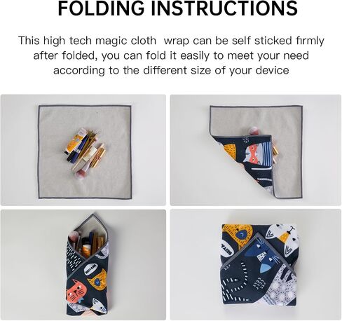BEIYANG Camera Protective Wrap, 22x22 Inch Lens Protector Wrapper, Magic Self-Adhesive Cloth for Camera/Lens/Phone/DSLR/Laptop/Accessories, Anti Scratch Equipment Wrap Storage Pouch in Saudi Arabia
