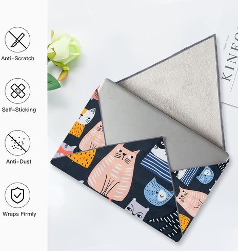 BEIYANG Camera Protective Wrap, 22x22 Inch Lens Protector Wrapper, Magic Self-Adhesive Cloth for Camera/Lens/Phone/DSLR/Laptop/Accessories, Anti Scratch Equipment Wrap Storage Pouch in Saudi Arabia