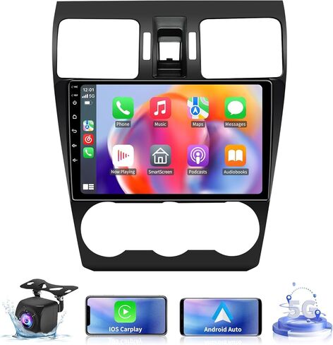 5GWIFI ترقية الراديو Stereo Stereo لـ Subaru Forester MK4 2013-2015/ Subaru Impreza 2012-2014/ Subaru XV Crosstrek 2012-2014 Wireless Carplay و Android Auto GPS-4GB+32GB in Kuwait