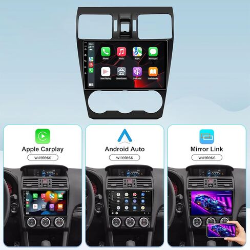 5GWIFI ترقية الراديو Stereo Stereo لـ Subaru Forester MK4 2013-2015/ Subaru Impreza 2012-2014/ Subaru XV Crosstrek 2012-2014 Wireless Carplay و Android Auto GPS-4GB+32GB in Kuwait