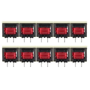 10 PCS Audio Transformer Audio Isolation Transformer,Audio Transformer 1k 8 Ohm 1300 : 8,EE14 Transformador POS TransformerTransformer for Voltage Amplification and Power Output