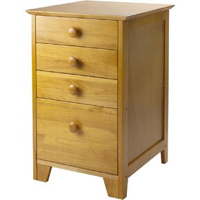 Winsome Studio File Cabinet, Honey