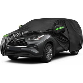 Waterproof Car Covers Replace for 2002-2024 Toyota 4runner, 6 Layers All Weather Custom-Fit Outdoor Full Car Covers with Zipper Door for Snow Rain Dust Hail Protection (4Runner)