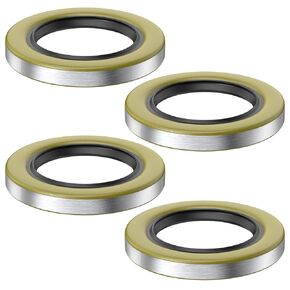 22333TB Double Lip Seals 2.250'', 3.371'' for 5200-7000lb Trailer Axles D42 Spindle (Qty 4) Replaces Dexter 10-36 Transcom 22333TB National 452920/482920 NOK AD3135E1/AD3135E0