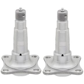 Spindle #84 E-Z Lube Weld-On with Brake Flange for 3500 lbs Trailer Axle - Compatible with Bearings Kit L44649/10 & L68149/11 - [2-Pack]