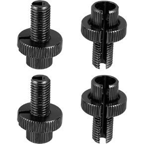 X AUTOHAUX 4pcs M10 Bike Bicycle Motorcycle Aluminum Alloy Brake Clutch Lever Cable Adjuster Screws Fastener Bolt Accessories Red