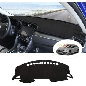 Cartist Custom Fit for Dash Cover Mat Toyota RAV4 2013-2018 Accessories Suede Dashboard Cover Nonslip Dashboard Mat Protector Sunshade No Glare Black