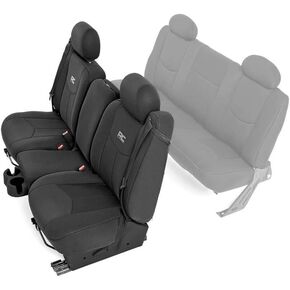 Rough Country Front Neoprene Seat Covers for 1999-2006 Chevy/GMC 1500-91013, Black