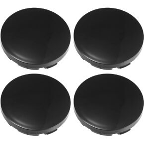 X AUTOHAUX 4pcs 5JA601151A 56mm Dia 8 Clips Wheel Tyre Center Hub Caps Cover Black for Skoda VRS