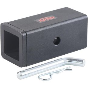 TOPTOW 64027HP Trailer Hitch Adapter 3" to 2-1/2" and 2-1/2" to 2" Hitch Reducer Sleeve Carbon Steel, 5/8 inch Pin & Clip Included