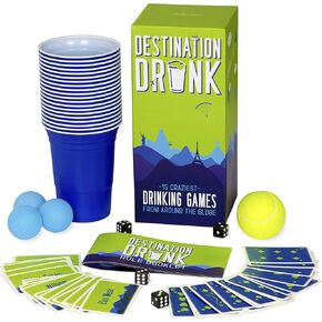Destination Drink - 15 لعبة شرب أكثر جنونًا من جميع أنحاء العالم (ألعاب حفلات للبالغين من اليابان وبيرو وألمانيا وروسيا والمزيد) in Kuwait