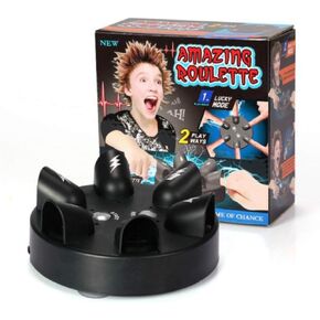 Mini Electric Shock Finger Lie Detector Polygraph Lucky Tricky Electric Shocking Roulette Shots Desktop Decompression Creative Truth or Dare Toys