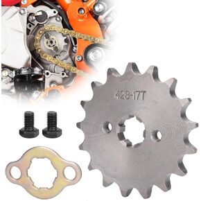 428 17T 17mm Front Engine Sprocket For 50cc 70cc 110cc 125cc 140cc 160cc ATV Dirt Bike Quad TaoTao Roketa Sunl